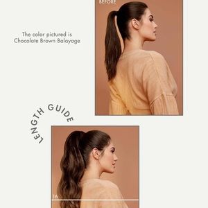 Luxy 16” Off Black ponytail 100g